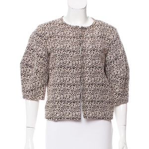 Alice + Olivia Structured cropped jacket